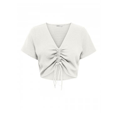 Only onlnova lux s/s ruching top